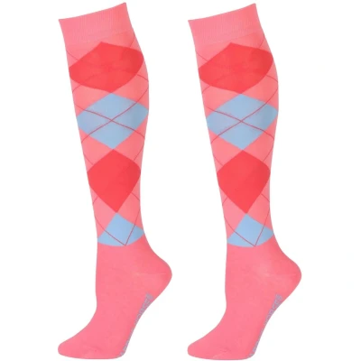 Abbildung von Harry&#039;s Horse Reitsocken Arygle Rosa 35 38 Agradi.deVerkauft von Agradi