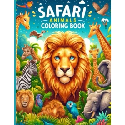 Abbildung von SAFARI ANIMALS: ANIMALS/COLORING BOOK FOR KIDS