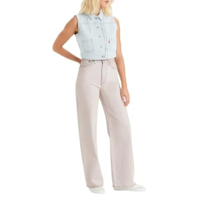 Abbildung von Levi&#039;s Women&#039;s Ribcage Wide Leg Baggy Cargo Greens, Fairy Dust Dreams, 27W / 34L
