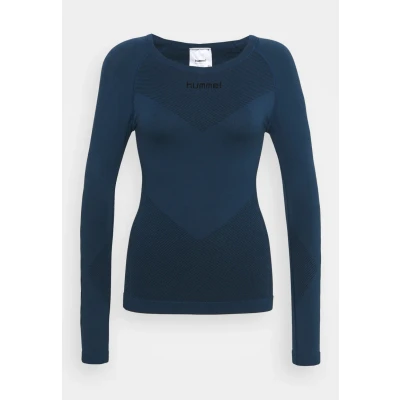 Abbildung von Hummel First Seamless Unterhemd/shirt, Damen, Größe: 34/36, Dark denim