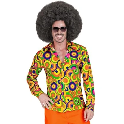 Abbildung von W WIDMANN MILANO Party Fashion 70er Jahre Herrenhemd, Disco Style, Faschingskostüme