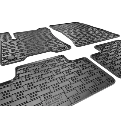 Abbildung von AutoStyle CK RME04 Fußmattensatz Vollgummi vorne und hinten 4 schwarz