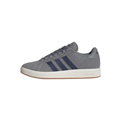Abbildung von adidas Herren Grand Court Base 00s Shoes Schuhe, Grey Three/Dark Blue/Off White, 43 1/3 EU