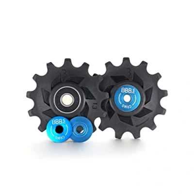Abbildung von BBB Cycling Schaltrollen 13 Zähne Derailleur Pulley Hinten 12 Fach Jockey Räder Roller Shimano Kompatibel für Rennrad Urban MTB Bicycle RollerBoys 13T BDP 09, Schwarz