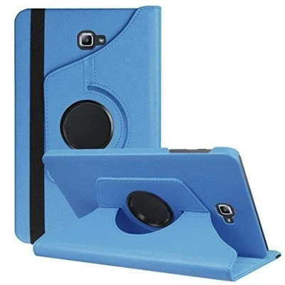 Abbildung von DETUOSI Hülle für Tab A6 10.1 Schutzhülle 360Drehung mit Standfunktion PU Leder Cover SM T580/T585