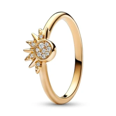 Abbildung von PANDORA Celestial Sparkling Sun Ring 162674C01 48