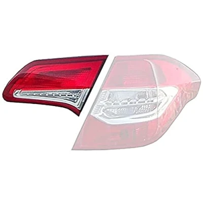 Abbildung von HELLA 9EL 354 989 021 Rückleuchte rechts innerer Teil ohne Lampenträger CITROËN: C4 II Hatchback