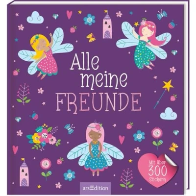 Abbildung von Alle meine Freunde Feen: mit über 300 Stickern Freundebuch für Kindergarten und Grundschule, Mädchen Jungen