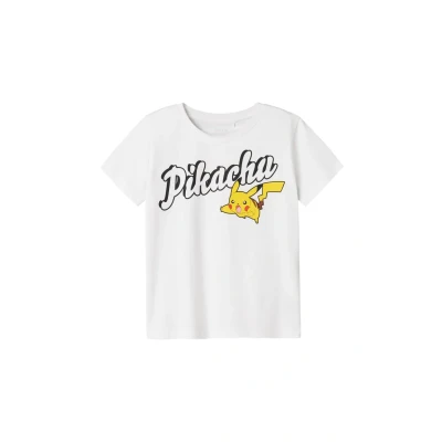 Abbildung von Name it Tshirt print für Kinder, Größe: 116, Bright white