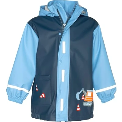 Abbildung von Playshoes Regenjacke / wasserabweisende Jacke für Kinder, Größe: 86, Blau