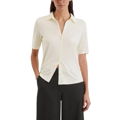 Abbildung von Marc O&#039;Polo Blouse Short Sleeve Classic FIT Hemdbluse, Damen, Größe: XS, White