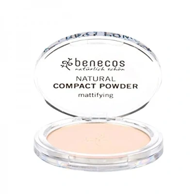Abbildung von benecos Naturkosmetik Compact Powder gepresst mattierend vegan fair