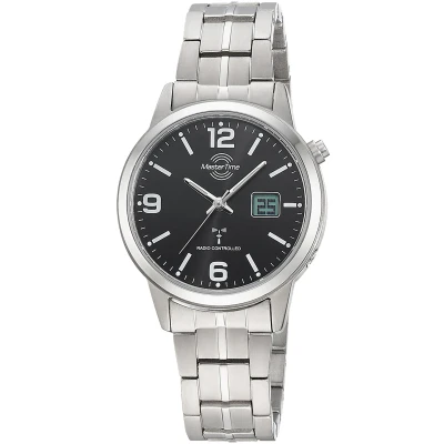 Abbildung von MASTER TIME Funkuhr, Quarzuhr, Armbanduhr, Damenuhr, analog, digital