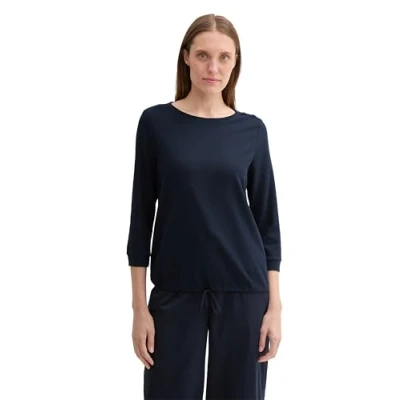 Abbildung von TOM TAILOR 3/4 Arm Shirt, mit Kordelzug am Saum