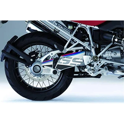 Abbildung von Schwinge dekoration schutz aufkleber kit Uniracing BMW R1200 04 &#039;12, R1200GS Adv. &#039;04 13&#039;, weiss