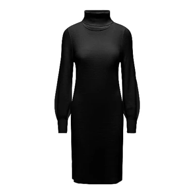 Abbildung von ONLY Onlsasha Rollneck Dress Strickkleid, Damen, Größe: Small, Black