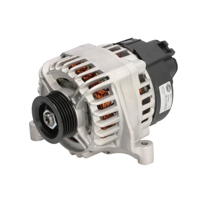 Abbildung von HELLA 8EL 012 428 381 Lichtmaschine 14V 75A FIAT: Grande Punto Hatchback, Panda III II ALFA ROMEO: MiTo, LANCIA: Musa