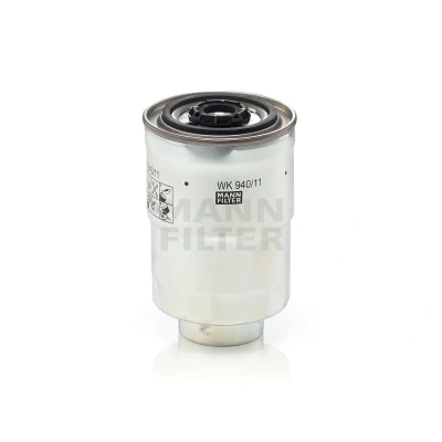 Abbildung von MANN FILTER WK 940/11 x Kraftstofffilter mit Dichtung MITSUBISHI: L200 / Triton V Pickup, PAJERO 2, 3, KIA: CARNIVAL HYUNDAI: H 1 Van