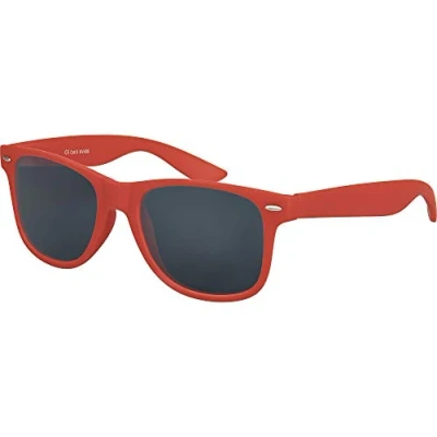 Abbildung von Balinco Sonnenbrille UV400 CAT 3 CE Rubber mit Federscharnier für Damen &amp; Herren (dunkelrot smoke)
