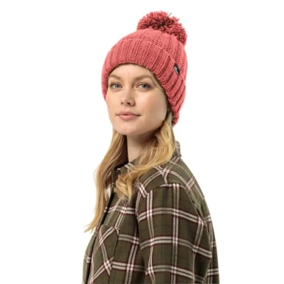 Abbildung von Jack Wolfskin Highloft W Mütze, Damen, Größe: Medium, Red coral