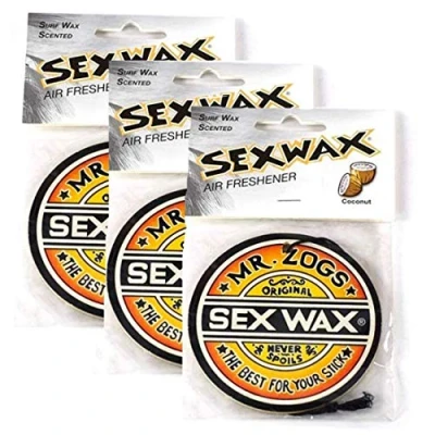 Abbildung von Sex Wax Lufterfrischer mit Kokosnuss Geruch, 3er Pack