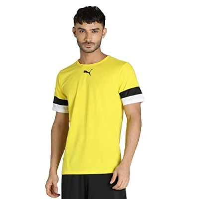 Abbildung von PUMA mens T Shirt, Cyber Yellow PumaBlack White, XXL