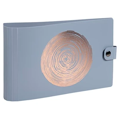 Abbildung von Exacompta 52990E Ringhefter Ellipse aus flexiblem Kunststoff 2 O Ring Mechanik DIN A5 quer Rücken 30 mm 1 Stück Zufallsfarbe Ringbuch Hefter ideal für Büro und Schule