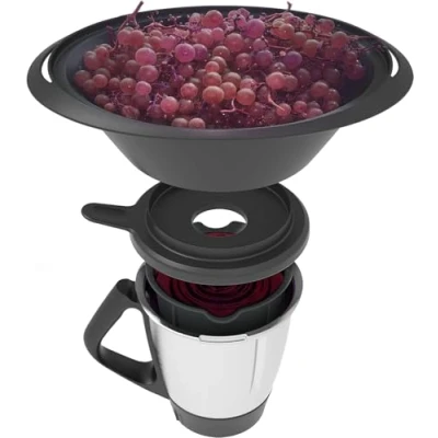 Abbildung von Wundermix Simsafix® Dampfentsafter Einsatz für Monsieur Cuisine Smart, Connect &amp; Trend Entsafter MC Vielseitige Möglichkeiten Made in Germany