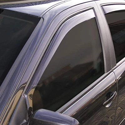 Abbildung von ClimAir CLS0033942D Windabweiser Fensterschacht, vorne schwarz AUDI: Q5 (FYB) 40 TDi quattro, 55 TFSI e SQ5 3.0 quattro