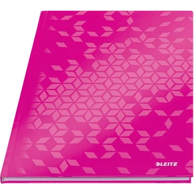 Abbildung von Leitz 46251023 Notizbuch WOW, A4, liniert, pink metallic