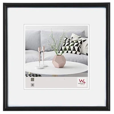 Abbildung von walther design Bilderrahmen schwarz 50 x cm Galeria Kunststoffrahmen KB550H