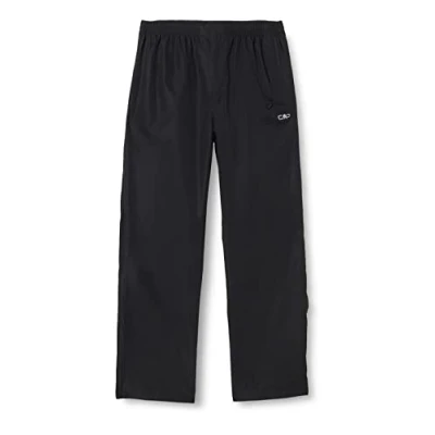 Abbildung von CMP Regenfeste Damenhose mit durchgehenden seitlichen Reißverschlüssen, Schwarz, XXS