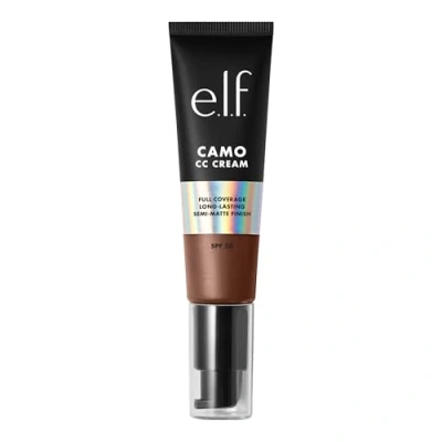 Abbildung von e.l.f. Camo CC Cream, Farbkorrigierende Foundation Mit Mittlerer Bis Voller Deckkraft Und LSF 30, Vegan &amp; Tierversuchsfrei, Rich 610 C, 30 g