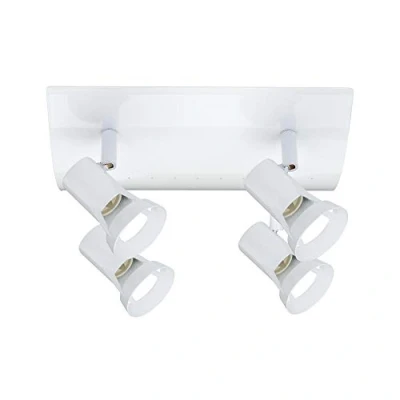 Abbildung von Paulmann 66705 Spotlight Teja max. 4x10 Watt Spot Weiß Metall Deckenlampe GU10 Deckenstrahler ohne Leuchtmittel Strahler