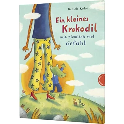 Abbildung von Krokodil und Giraffe: ein kleines mit ziemlich viel Gefühl: Quietschvergnügtes Bilderbuch über ungleiches Paar