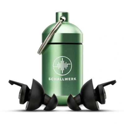 Abbildung von Schallwerk ® Dream+ Ohrstöpsel zum Schlafen (für kleine Ohren &amp; Seitenschläfer) Hochwertige Ohrenstöpsel, dämpft Lärm Schnarchen Gehörschutz ideal für ruhigen Schlaf, Ohrenschutz