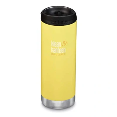 Abbildung von Klean Kanteen Unisex Erwachsene TKWide VI Trinkflasche, Buttercup, 473ml