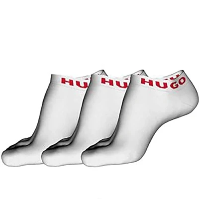 Abbildung von HUGO 3 PACK Socken, Herren, Größe: 39 42, White