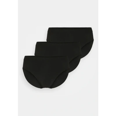 Abbildung von Schiesser 3PACK Slips Supermini Organic Cotton 95/5 Essentials Slip, Herren, Größe: 4XL, Black