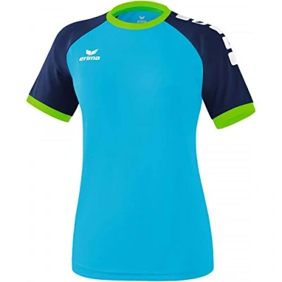 Abbildung von Erima Damen ZENARI 3.0 Trikot, Curacao/New Navy/Green Gecko, 46