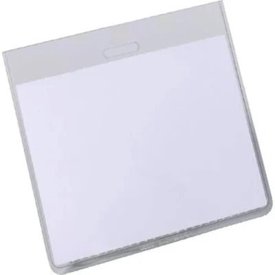 Abbildung von Durable Namensschilderhülle (geschlossene Tasche, 60 x 90 mm, transparente Hartfolie) Packung à 20 Stück, transparent, 813519
