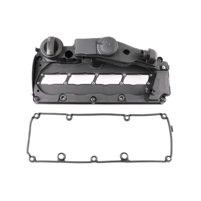Abbildung von VAICO V10 5524 Zylinderkopfhaube mit Ventildeckeldichtung Schrauben, Entlüfterventil, Verschlussdeckel AUDI: A4 B8 Avant, Q5, A6 C6 Saloon