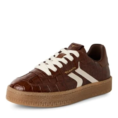 Abbildung von Tamaris Sneaker low, Damen, Größe: 36, Brown croco Schuhe