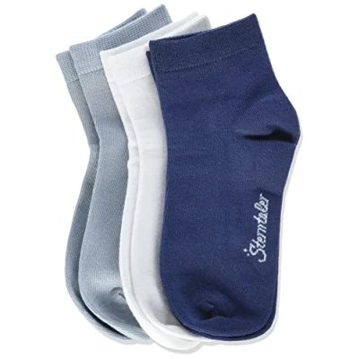 Abbildung von Sterntaler Baby Jungen Sneaker 3er Pack Bambus Söckchen, blau, 17/18