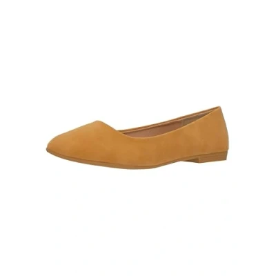 Abbildung von Elara Damen Ballerina Bequeme Slip Ons Flach Chunkyrayan Neu B3039H BL Camel 41