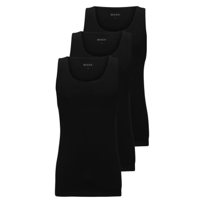 Abbildung von BOSS Herren Tank Top, Modern, New Schwarz1, L