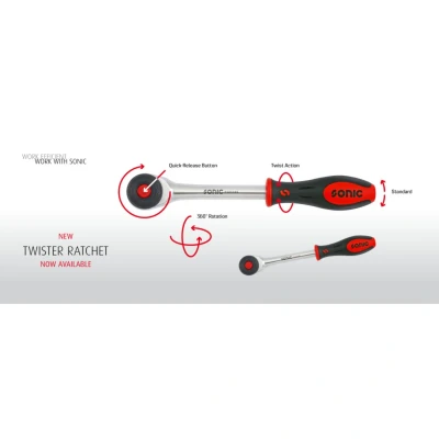 Abbildung von SONIC 7121103 Umschaltknarre 52 277 Chrom Vanadium Stahl
