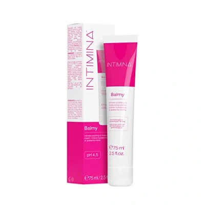 Abbildung von INTIMINA Balmy: Vaginale Bodylotion und Gleitcreme, beruhigende, hydrierende Intimcreme