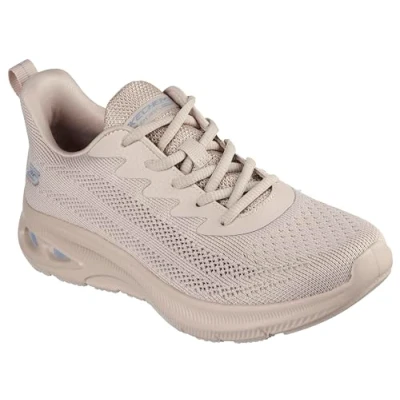 Abbildung von Skechers Damen BOBS Unity Sleek Waves, Hellbrauner Strick, 41 EU