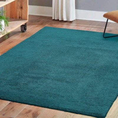 Abbildung von Andiamo Teppich »San Paolo« rechteckig 27 mm Höhe Uni Farben, weiche Qualität, ideal im Wohnzimmer &amp; Schlafzimmer